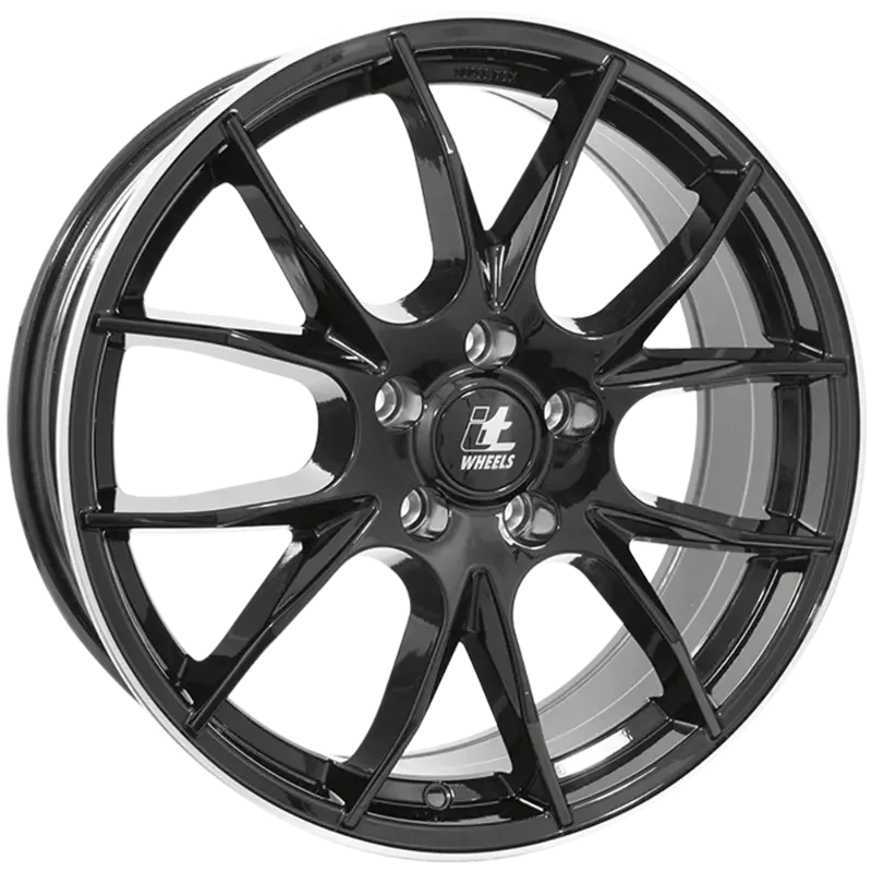 itWHEELS Kira Black Lip Polished 6,50x16 4x100,00 ET40,00