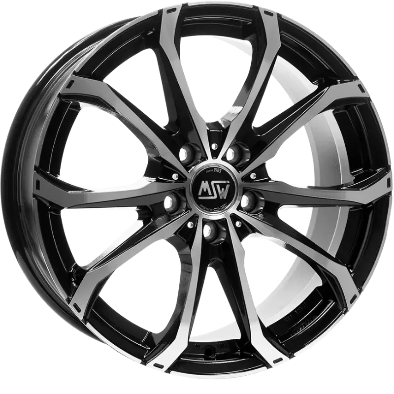 MSW 48 Black polished 8,00x19 5x108,00 ET45,00