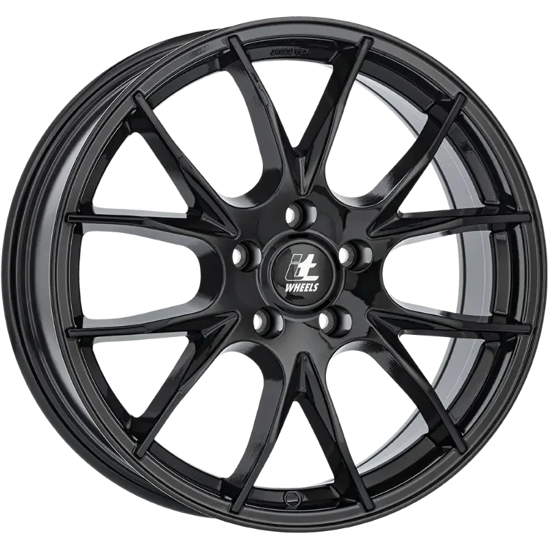 itWHEELS Kira Gloss Black 7,00x17 4x108,00 ET45,00
