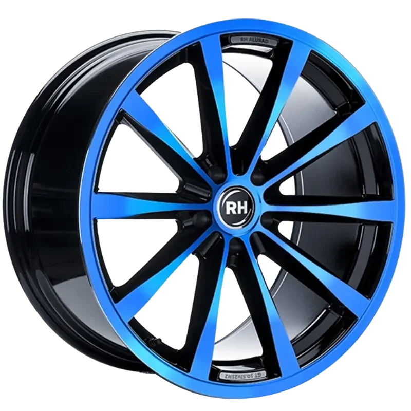 RH Alurad GT Rad Black Polished Blue 8,50x19 5x130,00 ET54,00
