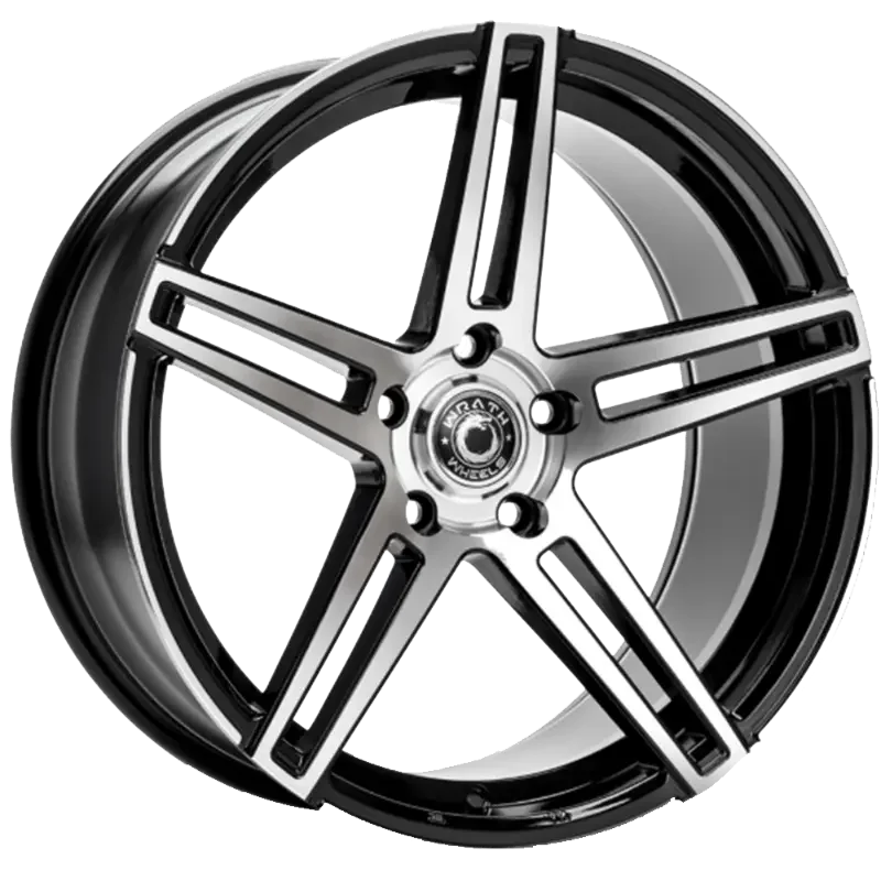 WRATH WHEELS WF-1 Black Polished 8,00x18 5x120,00 ET35,00