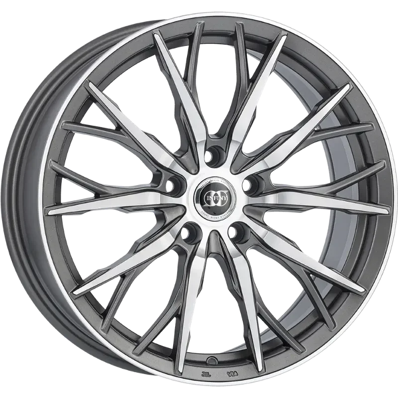 Infiny SPIKE Gun Metal Polished 7,00x16 5x108,00 ET42,00