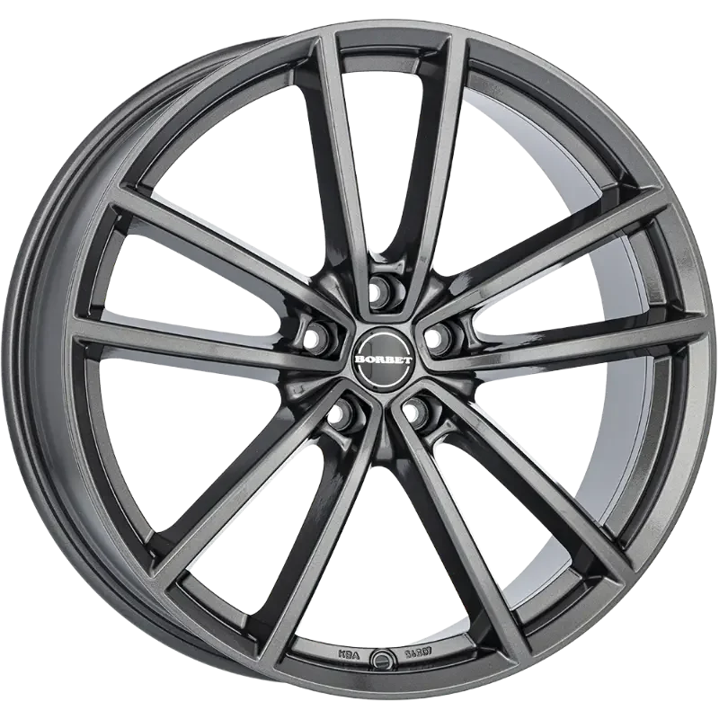 Borbet W anthracite glossy 8,00x19 5x114,30 ET48,00