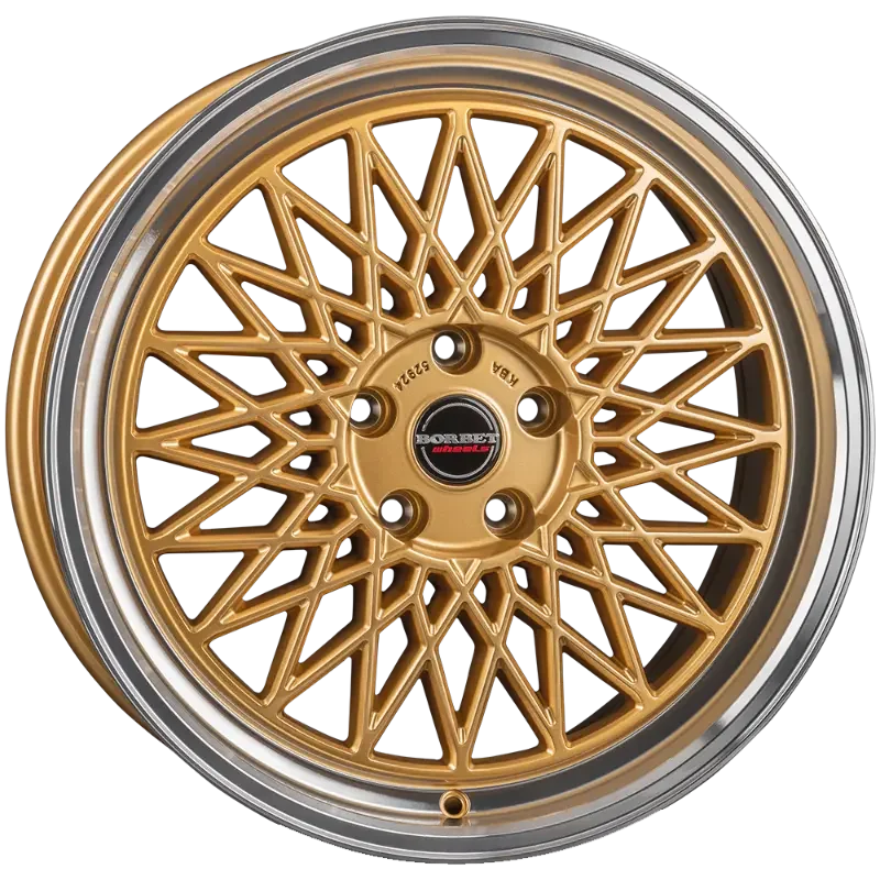 Borbet B gold rim polished 8,50x19 5x112,00 ET45,00