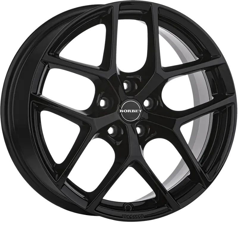 Borbet Y black glossy 6,50x16 5x114,30 ET40,00