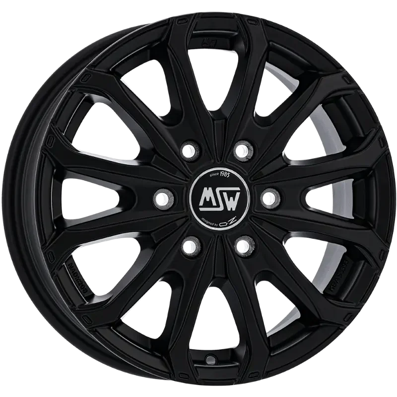 MSW 48 VAN Matt Black 6,50x16 6x125,00 ET68,00