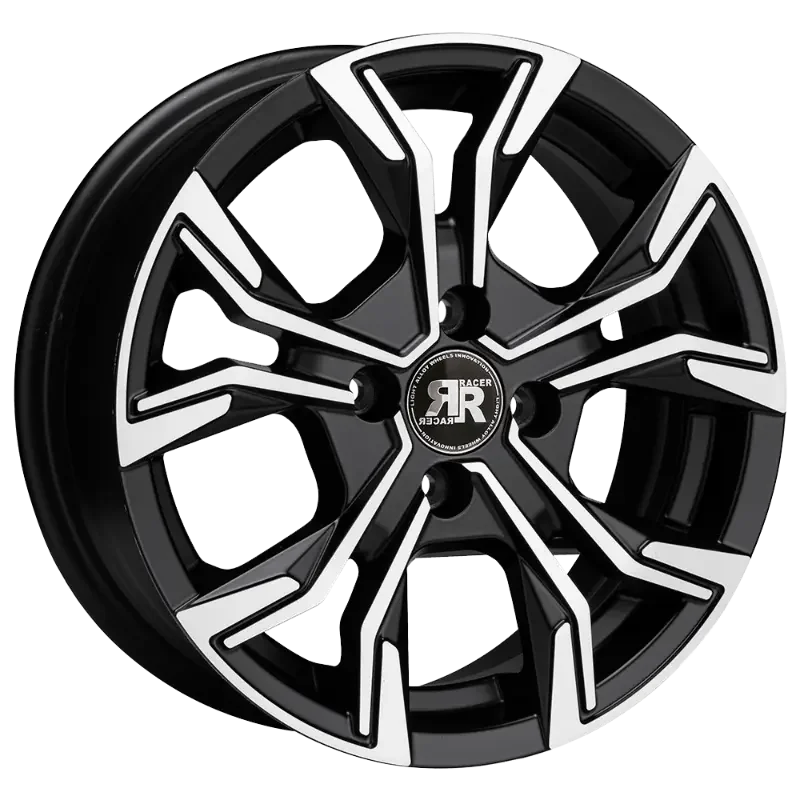 Racer CARVER Black Polished 6,50x16 4x108,00 ET35,00