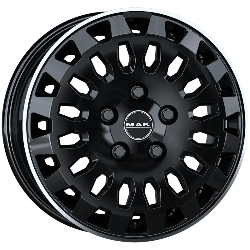 MAK Overland Black Mirror Lip 8,00x18 6x120,00 ET45,00